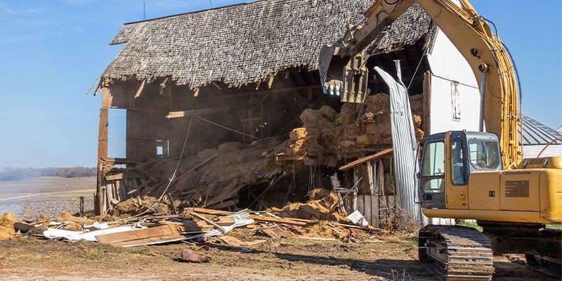 Barn Demolition in Sevierville