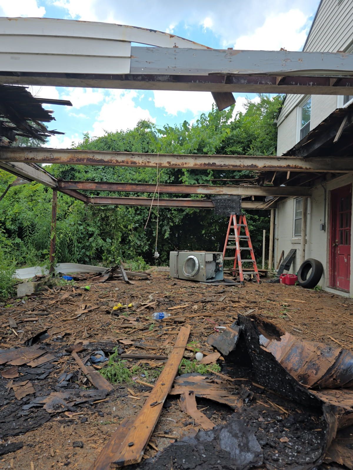 Carport demolition in knoxville 